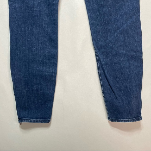 Madewell Skinny Skinny Ankle Zip Dark Wash Denim Jeans Women's Size 29 - Picture 10 of 16